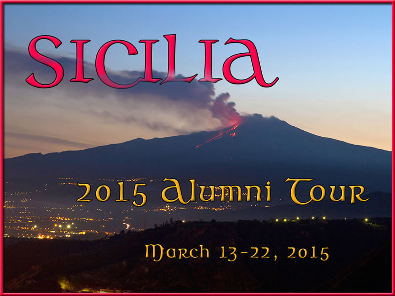 Sicily Alumni Tour 2015